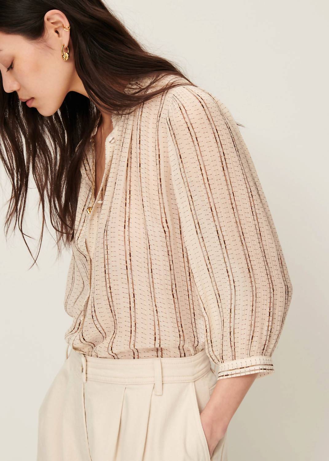 Sessun - Lylee Ruffle Collar Blouse