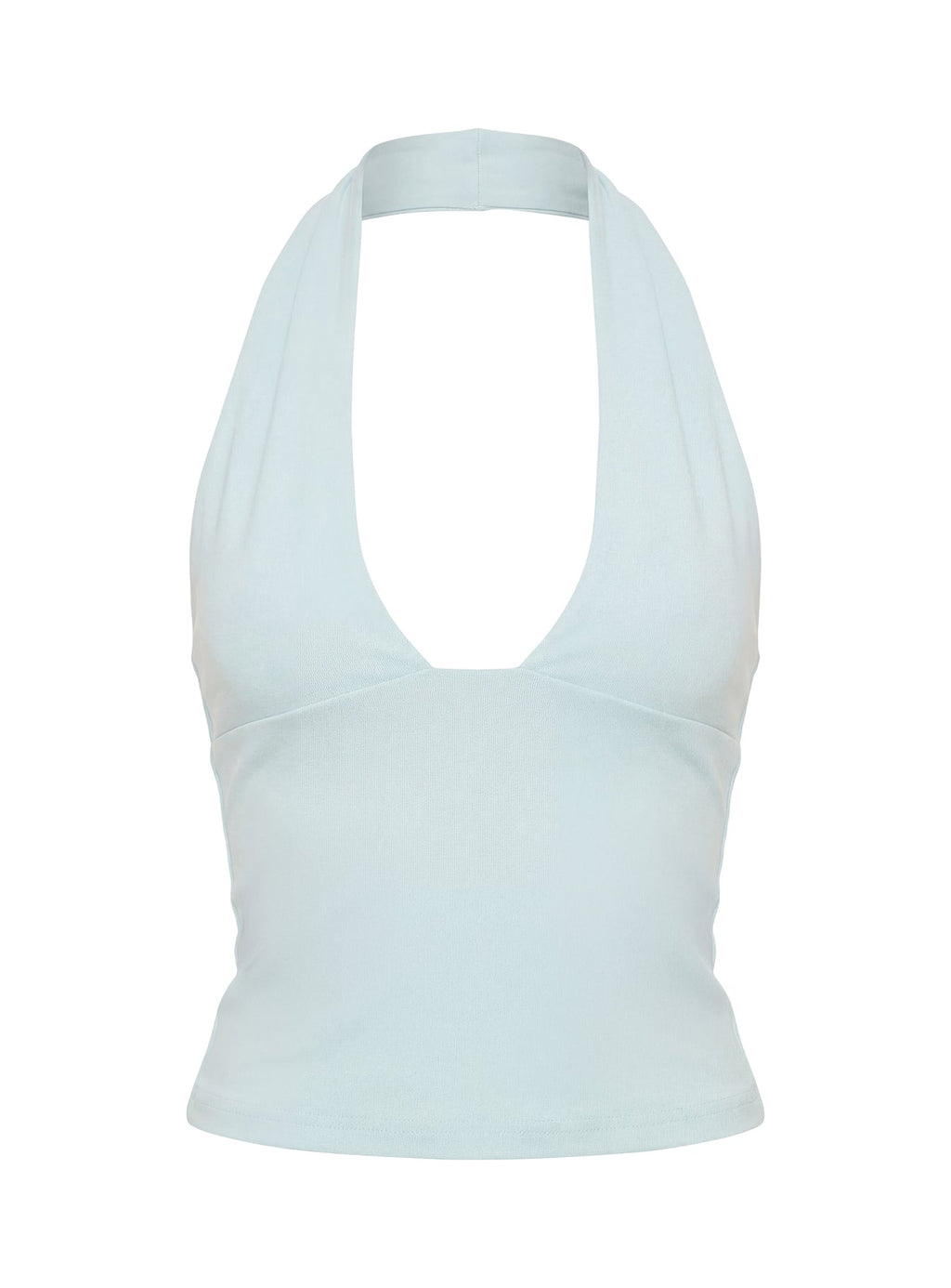 Daily Define Halter Tank Top Blue