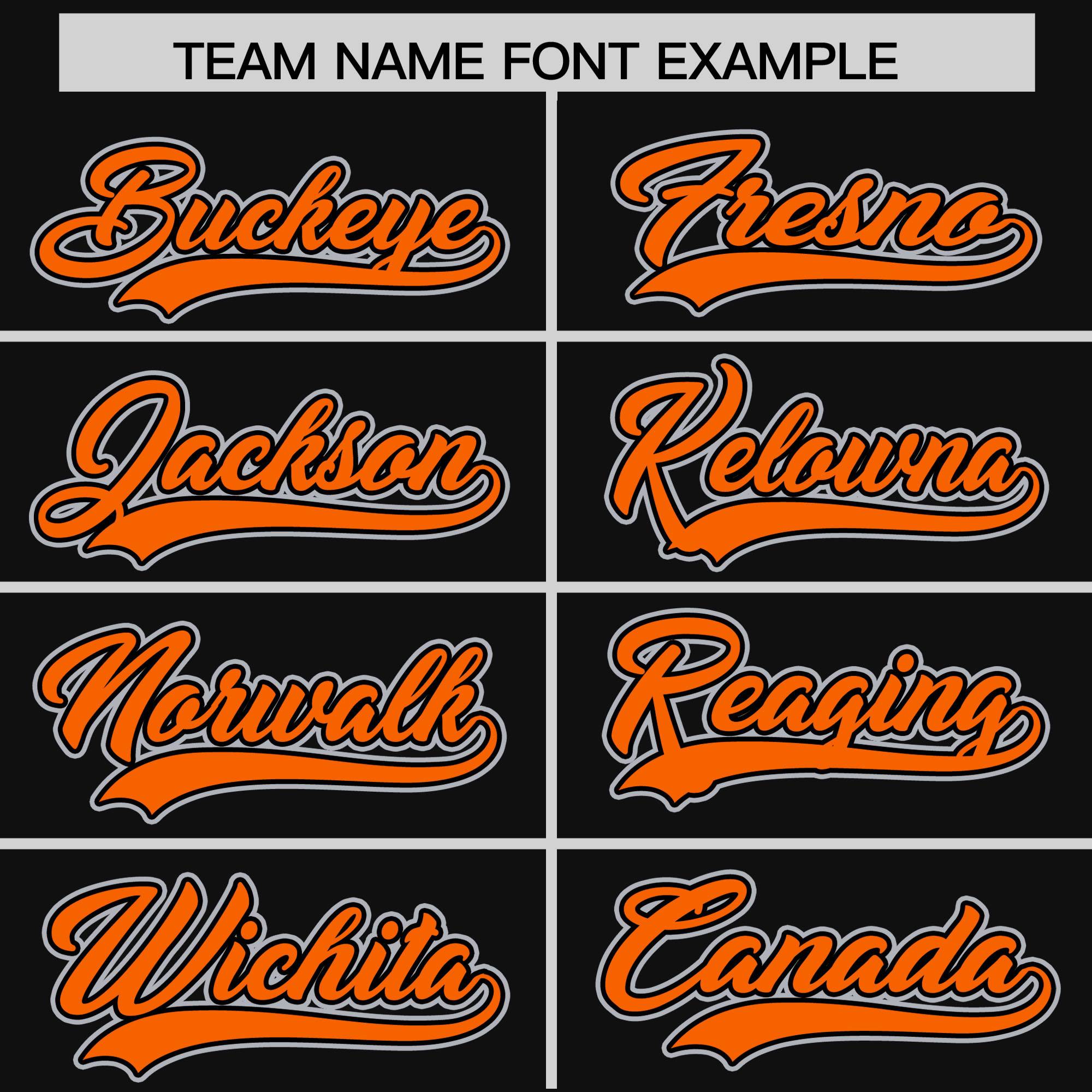 Custom Orange Black Split Fashion Varsity Full-Snap Letterman Two Tone Jacket Hoodie