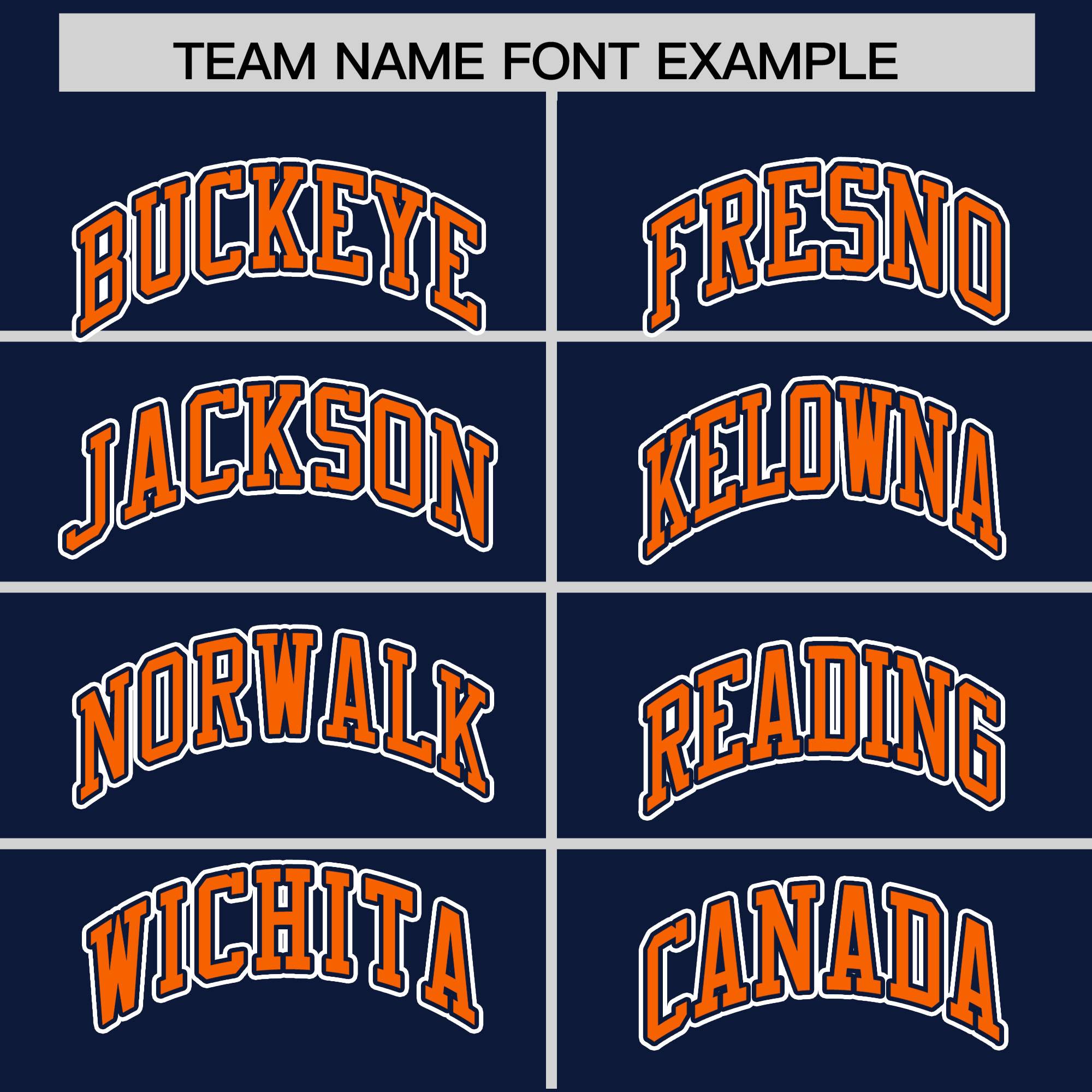 Custom Navy Orange Raglan Sleeves Varsity Full-Snap Letterman Two Tone Jacket Hoodie