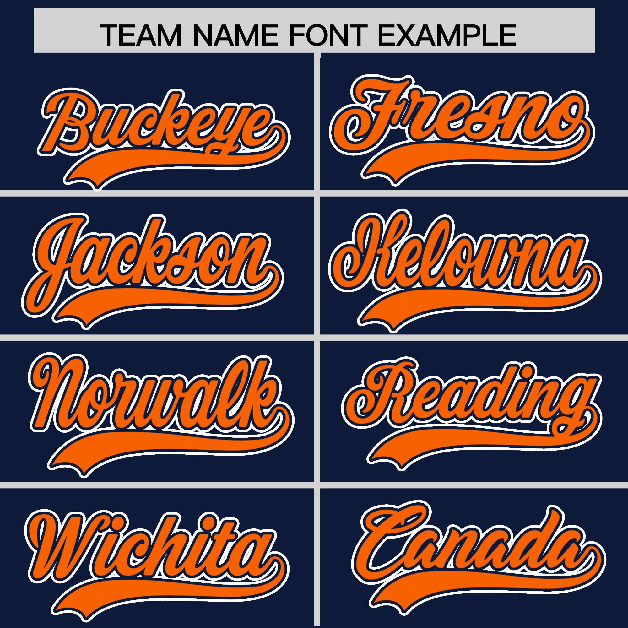 Custom Navy Orange Raglan Sleeves Varsity Full-Snap Letterman Two Tone Jacket Hoodie